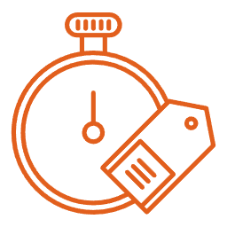 Tagged with timestamp icon